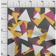 thumbnail image 2 of oneOone Cotton Poplin Yellow Fabric Geometric Sewing Craft Projects Fabric Prints By Yard 42 Inch Wide-N9, 2 of 5