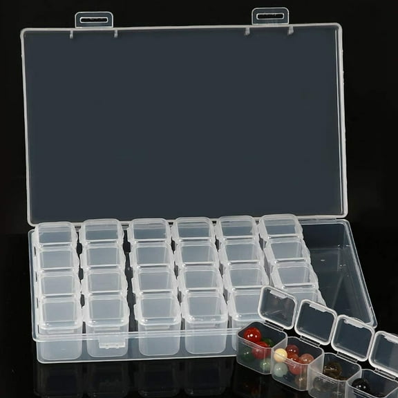 Craft Supply Organization Simplified: Bead Organizer with Clear Plastic Organizer and Multi-Purpose Organizer Box