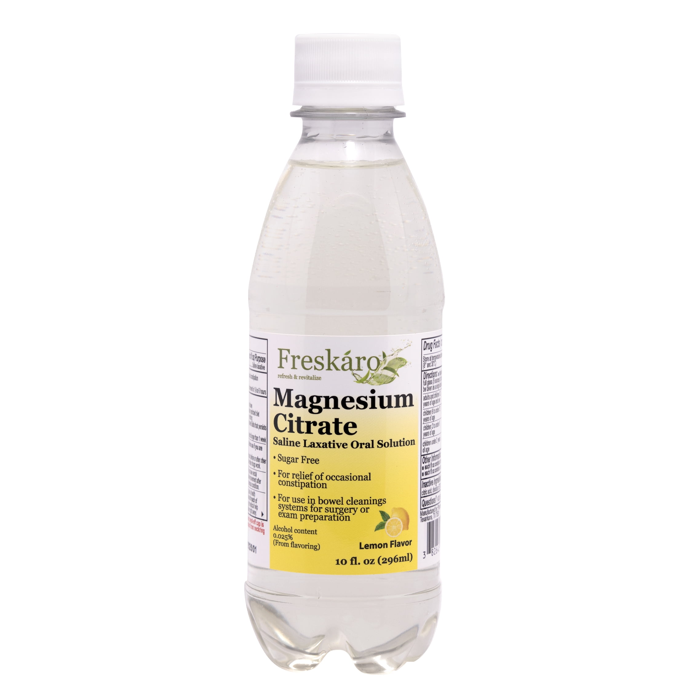 FresKaro Magnesium Citrate Saline Laxative Oral Solution 10 oz Grape Flavor for Digestive Support - Walmart.com FresKaro Magnesium Citrate Saline Laxative Oral Solution 10 oz Grape Flavor for Digestive Support - Walmart.com