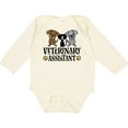 thumbnail image 3 of Inktastic Veterinary Assistant Vet Tech Boys or Girls Long Sleeve Baby Bodysuit, 3 of 5