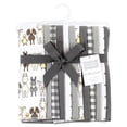 thumbnail image 2 of Hudson Baby Cotton Flannel Burp Cloths Bundle, Grey, 2 of 7