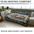 thumbnail image 4 of Pure Country Weavers Our Lady Of Guadalupe Blanket Tapestry Throw Woven from Cotton - Made in The USA (72x54), 4 of 8