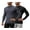 Black/Charcoal, variant on DevOps Men's Thermal Turtle Neck Compression Shirts, 2 Pack (Medium, Black/Black)