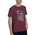 DetroitTigers Baseball Sports TShirts Casual Short Sleeve Crewneck