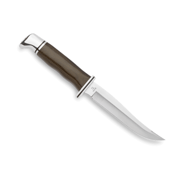 Buck Knives | 105 Pathfinder® Knife | O.D. Green Micarta Pro | Hunting, Camping and Outdoors | Made In USA | Lifetime Warranty | Heat Treated | 0105GRS1-B