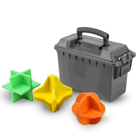 .30 Cal Ammo Box with 3-Piece Self-Healing Bouncing Target Set
