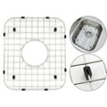 thumbnail image 3 of Lijie Sink Protector Grid 304 Stainless Steel Anti-slip Universal Protective Sink Grid 300x350mm, 3 of 6