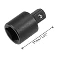 thumbnail image 2 of Unique Bargains 8 Pcs 1/2" Drive (F) x 3/8" (M) Socket Reducers, Female to Male, Cr-V (Black), 2 of 5