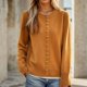 thumbnail image 1 of HongQid Women's Long Sleeve Button Down Vee Neck Classic Sweater Knit Cardigan, 1 of 3