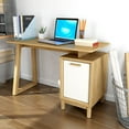 thumbnail image 6 of Home Office, Study Room Kathy 47" Manufactured Wood Writing Desk, 6 of 7