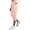 06# Pink, variant on UKHCCC Women's Relaxed Fit Cargo Capri Pants with Multi-Pockets Elastic Waist Tapered Legs Casual Cotton Summer Outdoor Travel S-2XL