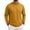 Saffron, variant on Delconic Men's Long Sleeve Shirt with Pocket Cotton Crew Neck Shirts Casual Lightweight T-Shirt Black L