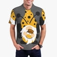 thumbnail image 1 of Fotbe Bee Gnome With Sunflower Camiseta Polo de Golf para Hombre con Estampado – Camisa Deportiva Transpirable con Cuello Abotonado-4X-Large, 1 of 6