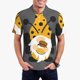thumbnail image 1 of Balery Bee Gnome With Sunflower Camisa Polo de Hombre con Estampado, de Manga Corta y Tejido Medio, Camisa Tipo Golf Polo-XX-Large, 1 of 6
