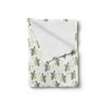 thumbnail image 2 of Cartoon Soft Flannel Fleece Blanket, Funny Childish Pattern with Koala on the Tree Playful Animal Nursery Style, Cozy Plush for Indoor and Outdoor Use, 50" x 70", Grey and Pale Brown, by Ambesonne, 2 of 5