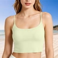 thumbnail image 2 of Harpily Tank Tops For Women Solid color with Adjustable Spaghetti Strap and Removable Padded Built in Bra Casual Camisole Tops, 2 of 5
