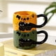 thumbnail image 5 of Taza apilable con diseño de gatos | Taza de café de cerámica con asa grande y adorables diseños de gatos | Material duradero y seguro | Ligera y portátil | Juguete de coordinación ojo-mano para, 5 of 8