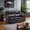 Dark Brown, variant on Genuine Leather Reclining Loveseat with Zero Gravity, Adjustable Headrest & Reclining positions, USB/Type-C Ports & Cross-stitching Detail