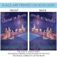 thumbnail image 5 of Toland Home Garden Christ is Born Three Wise Men Christmas Flag Double Sided 28x40 Inch, 5 of 5