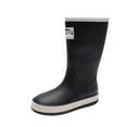 thumbnail image 4 of Viluyesy Womens Mid Rain Boots, Waterproof Wide Calf Anti-Slip Garden Outdoor Rubber Shoes Black US7, 4 of 5