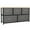 Dark gray, variant on DWVO 4 Drawer Dresser Storage Unit Shelf Organizer Bins Chest Fabric Drawers, Light Grey