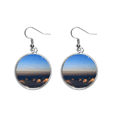 thumbnail image 1 of Sand Splendid Natural Scenery Ear Dangle Silver Drop Earring Jewelry Woman, 1 of 3