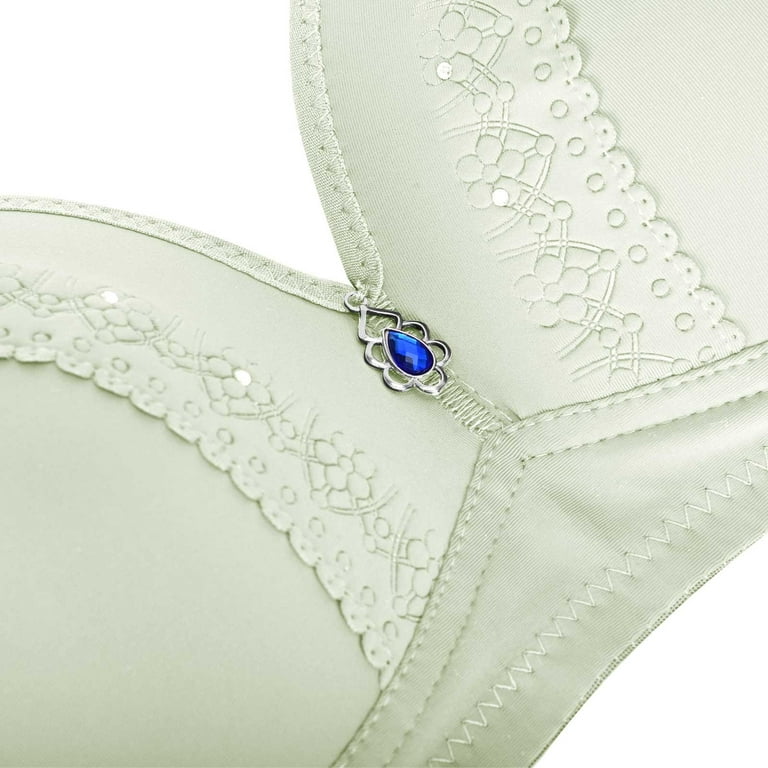 Women's Genie Bra 6-Pack - Comfort Sports Bras - 3 White, 3 Pastel - S