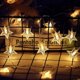 thumbnail image 5 of 10 luces LED de cadena de estrellas que funcionan con pilas, cadena de luces de hadas para fiesta de Ramadán en casa, Navidad, boda, año nuevo, decoración de jardín (blanco cálido) Fokelyi LRWJ328, 5 of 9