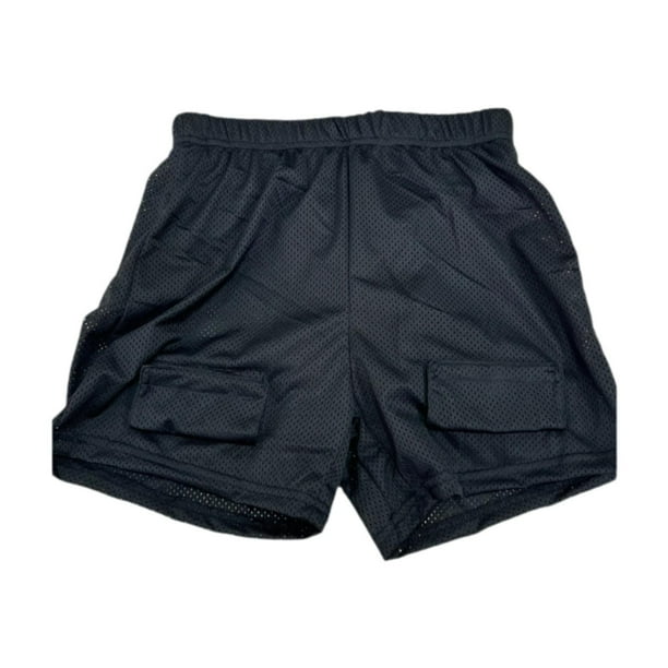 Pantalones cortos de hockey holgados para hombre, equipo de protección, pantalones cortos deportivos, soporte profesional Sin carcasa de entrepierna