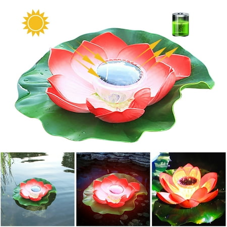 

NIUREDLTD Outdoor Waterproof Pond Float Light Solar Light Solar Garden Light