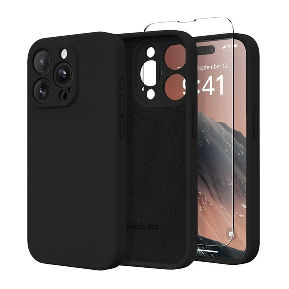 Funda de teléfono SuydanBox de silicona magnética para iPhone 13 Pro Max