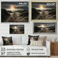 thumbnail image 4 of Designart "Footprints In Beach Photo VI" Nautical & Beach Floater Framed Canvas Wall Art, 4 of 7