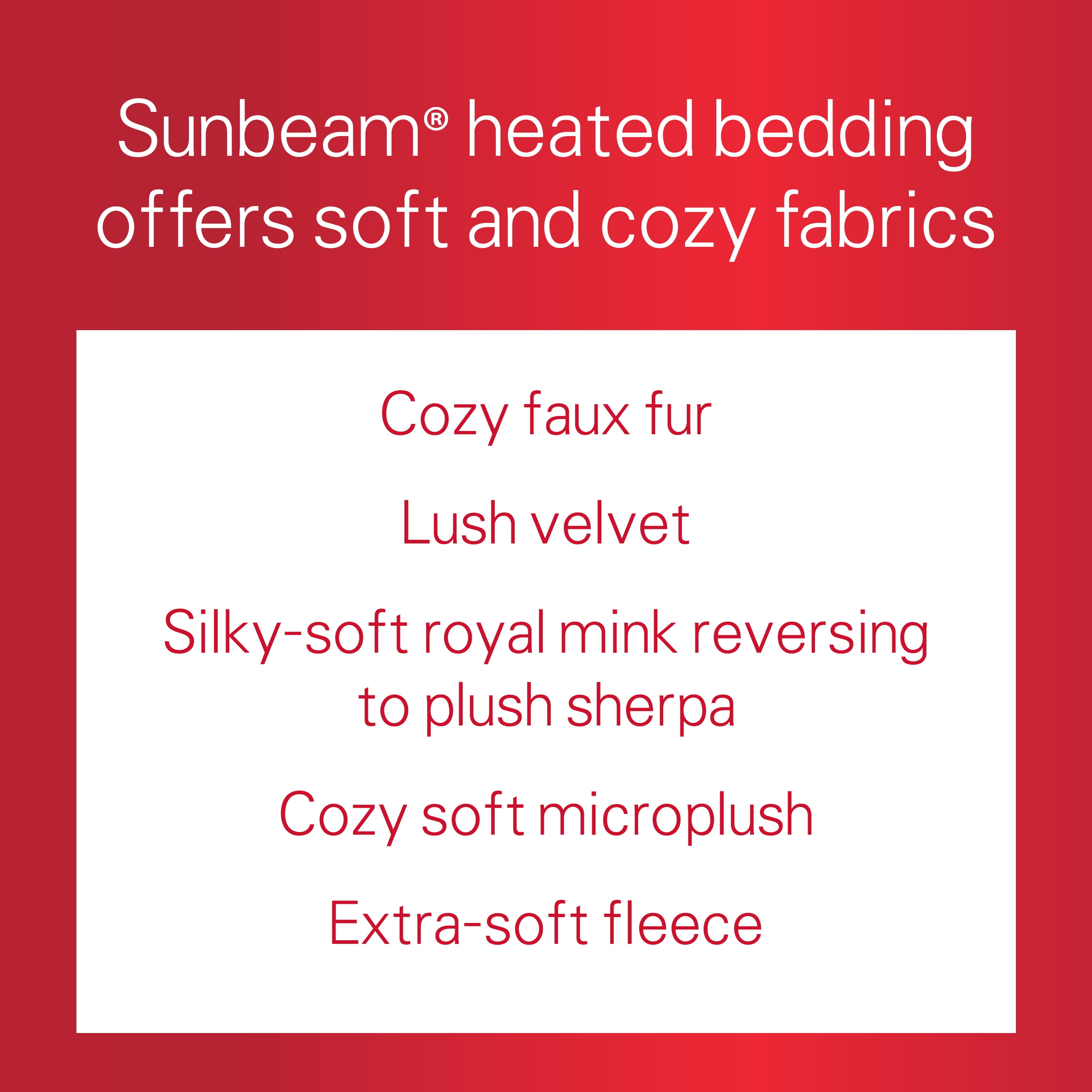 Details about   Sunbeam Heated BlanketVelvet Plush 10 Heat Settings Slate Full BSV9GFS-R