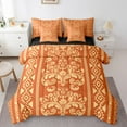 thumbnail image 1 of Erosebridal Aztec Damask Bedding Sets Full Size, Retro Floral Comforter Sets with Sheets, Bohomian Theme Decor, Reversible, 1 of 5