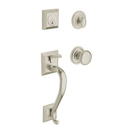 Madison Hardware - Baldwin Madison Full Dummy Handleset with Interior Knob and Sectional Trim