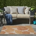 thumbnail image 4 of Nourison Garden Oasis Indoor/Outdoor Coral 3' x 5' Area Rug (3x5), 4 of 9