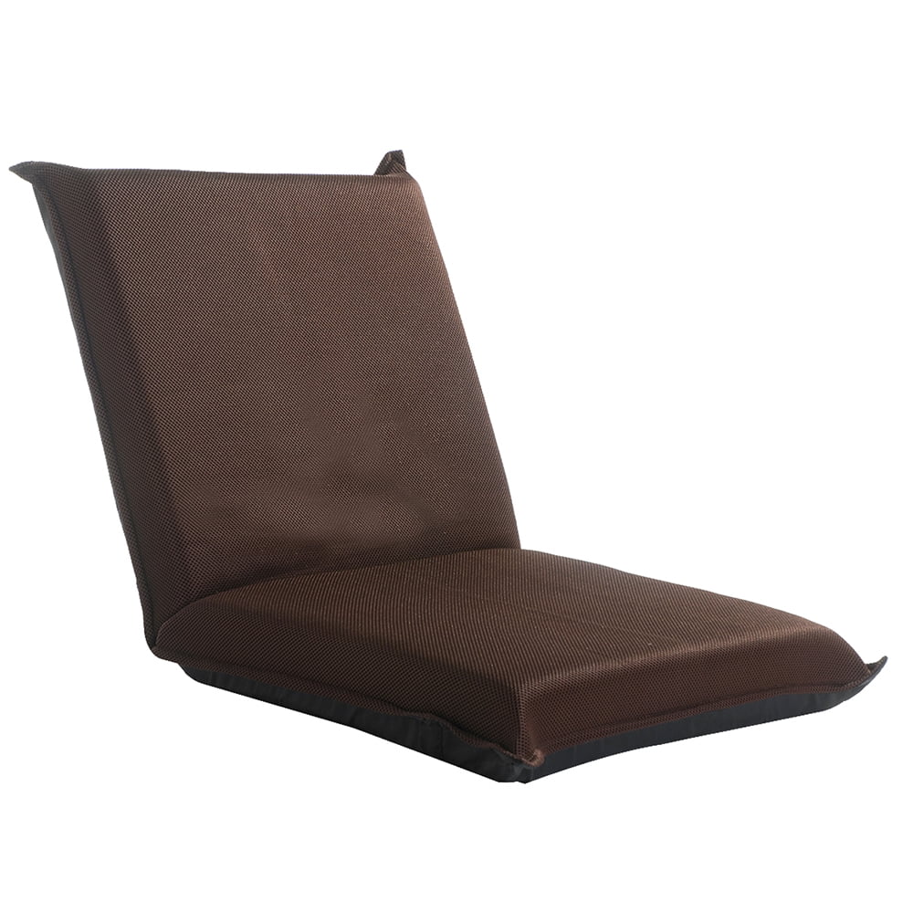 Kepooman Multipurpose Folding Floor Chair for Living Room Bedroom, Brown Kepooman Multipurpose Folding Floor Chair for Living Room Bedroom, Brown