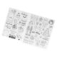 thumbnail image 1 of Sellos Transparentes TPR, Sellos Transparentes Respetuosos Con El Medio Ambiente, 2 Uds., Estampado Transparente, Patrón Navideño Para Decoración Mgaxyff Clear Rubber Stamps, 1 of 8