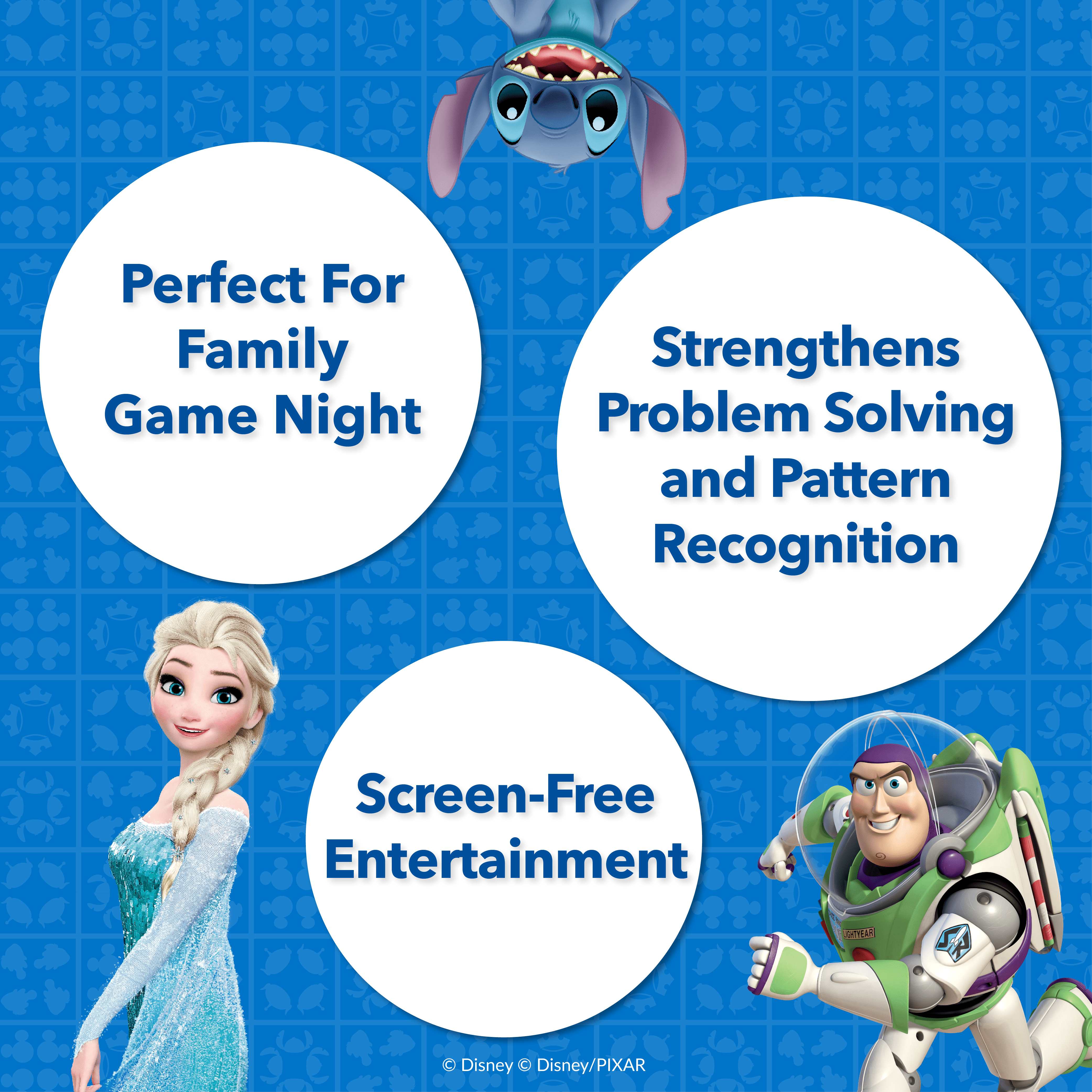 Disney Puzzle Blitz Family Board Game, 2-4 Players, Children Ages 8+ (Walmart Exclusive)