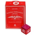 thumbnail image 4 of National Tournament Pool cue Billiard Premium Chalk One Dozen - Burgundy, 4 of 4