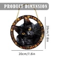 thumbnail image 3 of Ornaments Clearance! Sun Catchers 7.87"*7.87" Acrylic Stained Window Hanging Style Indoor and Outdoor Hanging Decoration Gifts for Women, 3 of 9
