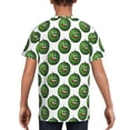 thumbnail image 5 of Wukai Happy Watermelon Youth Unisex Short Sleeve T-Shirt for Boys, Girls, Teens, and Kids-Medium, 5 of 7