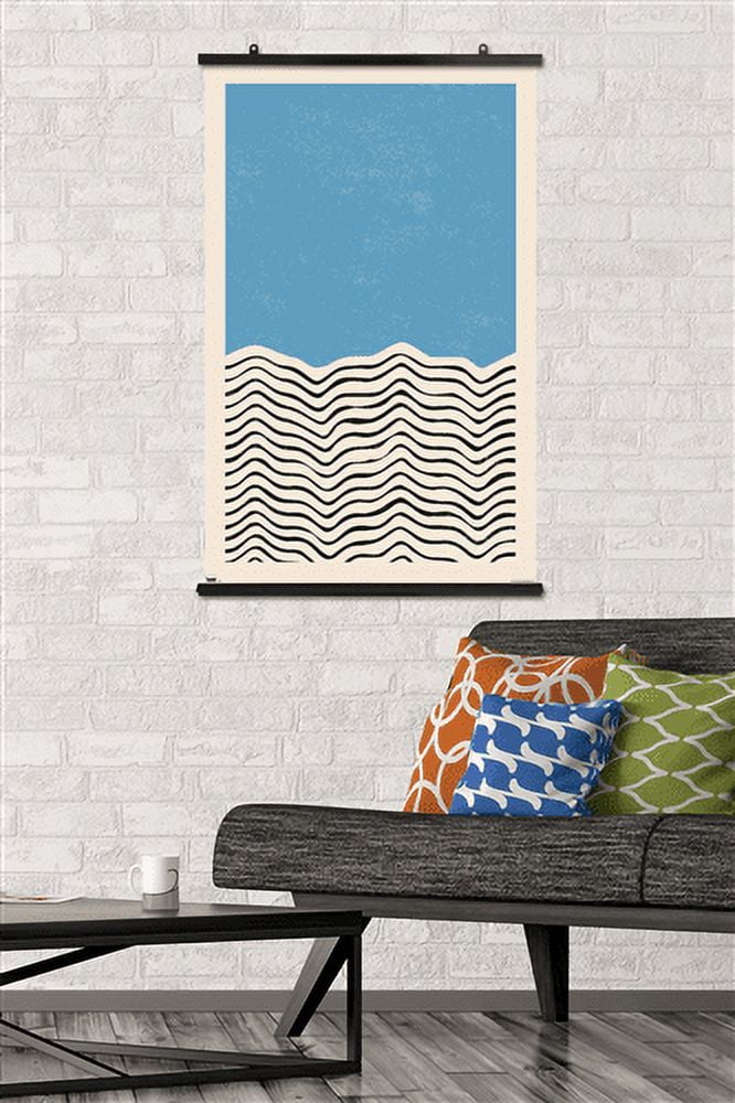Geometric - Blue Wall Poster, 22.375" x 34"