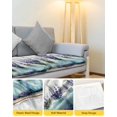 thumbnail image 4 of Spring Lavender Floral Sofa Couch Cushion Covers Washable, Removable Stretchable Sectional Couch Covers, Botanical Watercolor Flower Vase Slipcovers for L & T Shape Sofa Protector M Size 1 pc, 4 of 7
