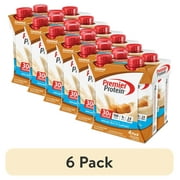 (6 pack) Premier Protein Shake, Caramel, 30g Protein, 11 Fl Oz, 4 Ct