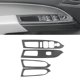 thumbnail image 1 of Para 2015-2022 Fibra de Carbono Suave Elevalunas de Coche Control Cubierta de Panel de Interruptores Accesorios Adhesivos Embellecedores, 1 of 5