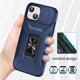 thumbnail image 3 of Funda para GANGXUN iPhone 15 Plus - Soporte metálico, Función magnética, Azul, 3 of 6