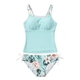 thumbnail image 2 of lnmuld Girls 2 Piece Tankini Set Ruffle Top Swim Shorts UPF 50+ Sun for Beach Pool Size:7-8 Years, 2 of 5