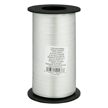 - Berwick Curling Ribbon Silver- 350 Yards, 350.0 YARDS