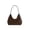 Coffee, variant on Underarm Shoulder Bag for Women Patent Leather Trendy Small Hobo Handbags Shiny Top Handle Clutch Purse Going Out Evening Bags - Coffee